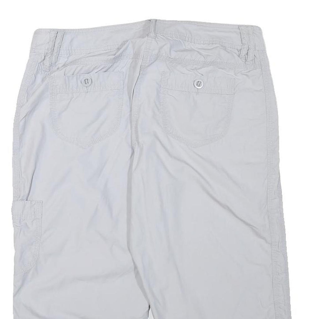 REITMANS Womens White Casual Cotton Blend Cargo Shorts L W32 Summer Wear