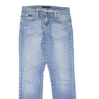 CALVIN KLEIN JEANS Womens Jeans Blue Regular Straight Stone Wash W32 L33