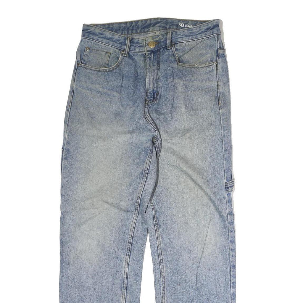 BALLA Mens Jeans Blue Regular Straight Denim Light W30 L29 Classic Zip Cotton