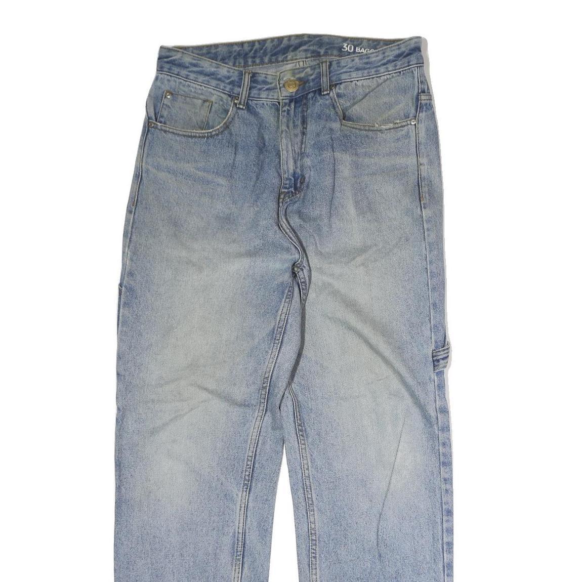 BALLA Mens Jeans Blue Regular Straight Denim Light W30 L29 Classic Zip Cotton