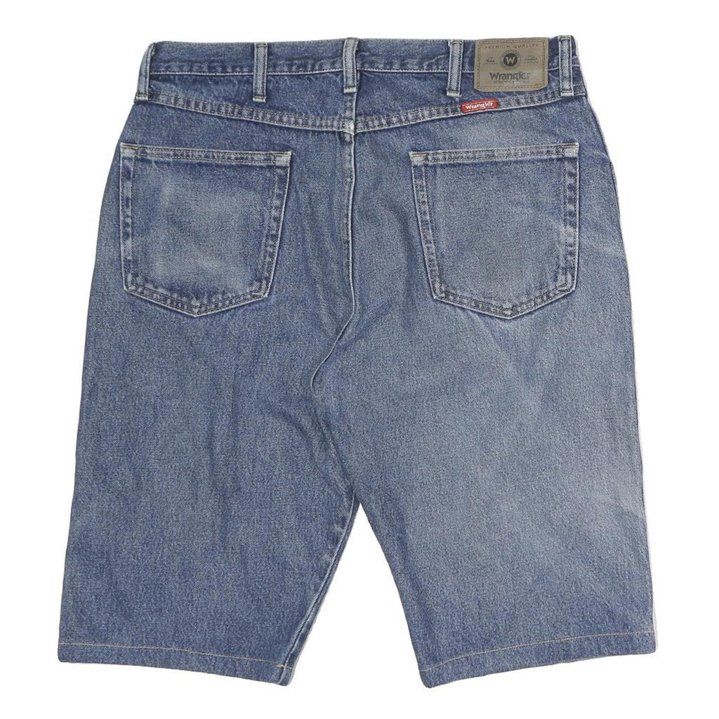 WRANGLER Mens Denim Blue Shorts M W34 Casual Cotton Pockets