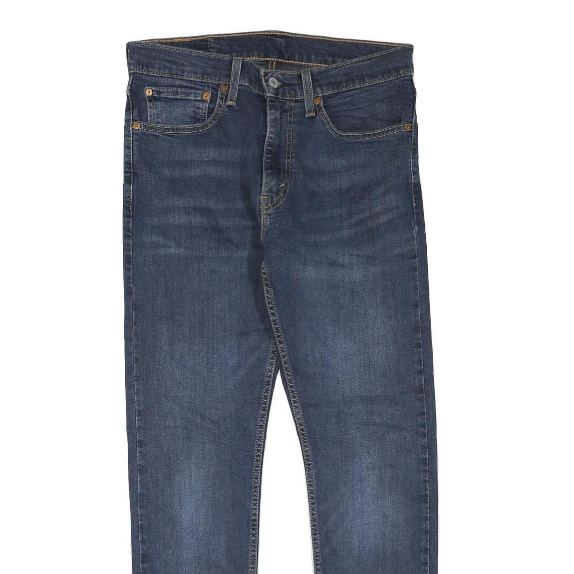 LEVI'S 512 Tapered Womens Jeans Blue Regular Cotton Blend Denim W31 L29 Stylish