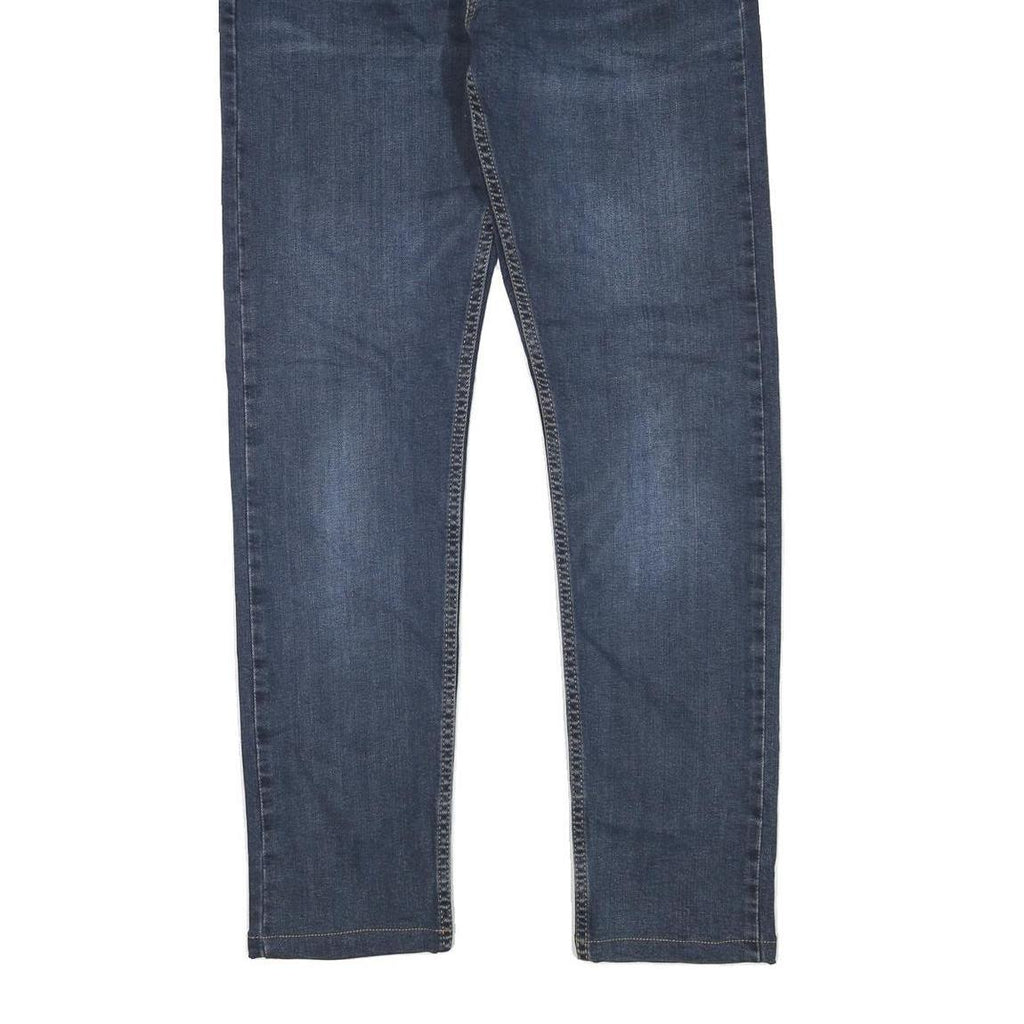 LEVI'S 512 Tapered Womens Jeans Blue Regular Cotton Blend Denim W31 L29 Stylish