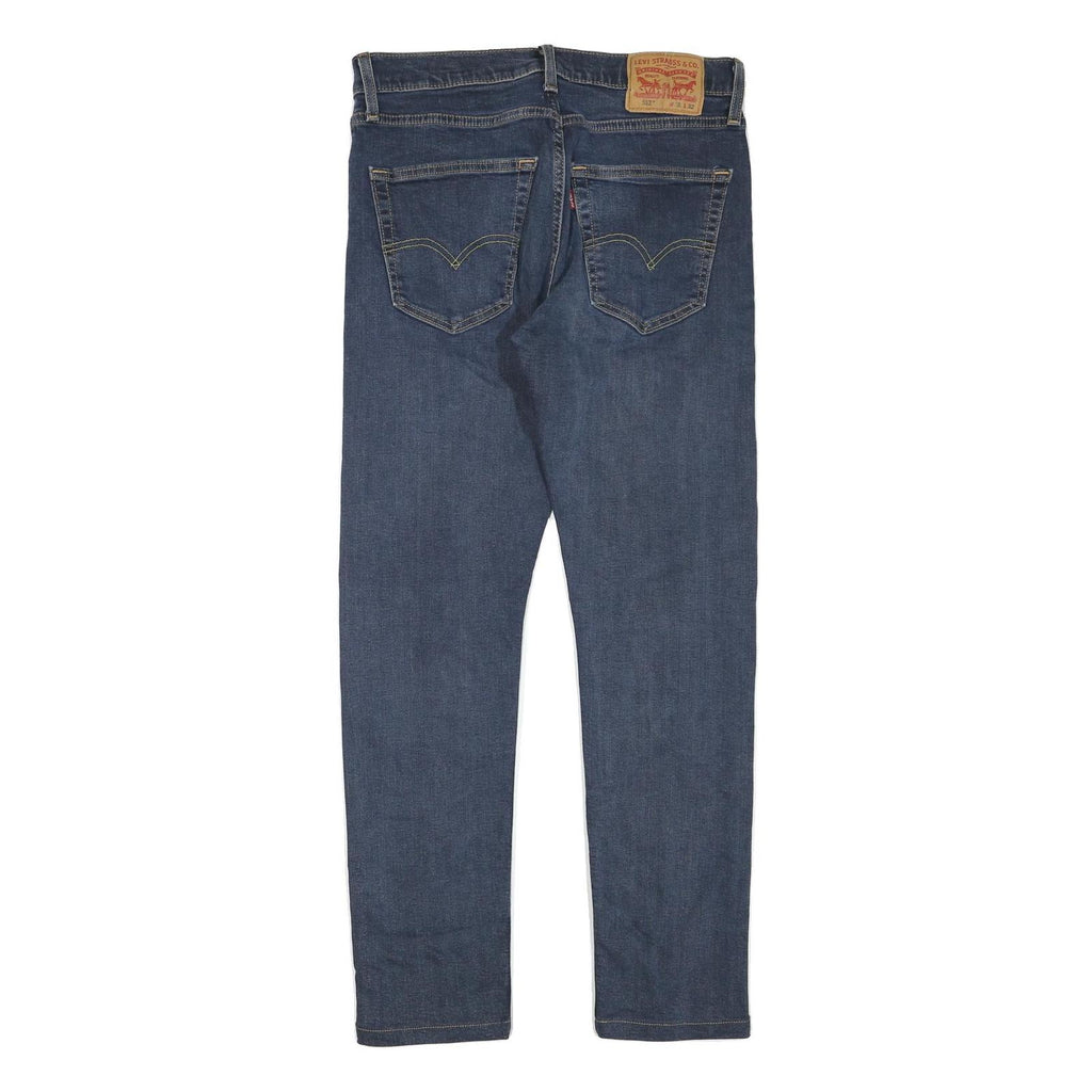 LEVI'S 512 Tapered Womens Jeans Blue Regular Cotton Blend Denim W31 L29 Stylish