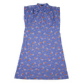 CHANTAL Womens A-Line Dress Blue Fair Isle Sleeveless Midi M