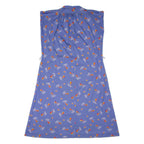 CHANTAL Womens A-Line Dress Blue Fair Isle Sleeveless Midi M