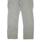 CHARLES VOGELE Mens Regular Fit Beige Polyester Blend Trousers W34 L31 Cargo