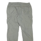 CHARLES VOGELE Mens Regular Fit Beige Polyester Blend Trousers W34 L31 Cargo