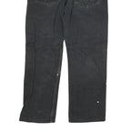 CARHARTT Mens Regular Fit Black Denim Jeans Button W32 L28 Cotton Blend Workwear