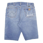WRANGLER Mens Denim Blue Casual Shorts XL W34 Comfortable Cotton Blend