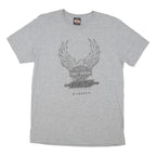 HARLEY DAVIDSON Mens Grey 115 Years Graphic T-Shirt L Short Sleeve Crew Neck