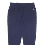 POLO RALPH LAUREN Womens Joggers Blue L W30 L25 Cotton Blend Slim Tapered Casual