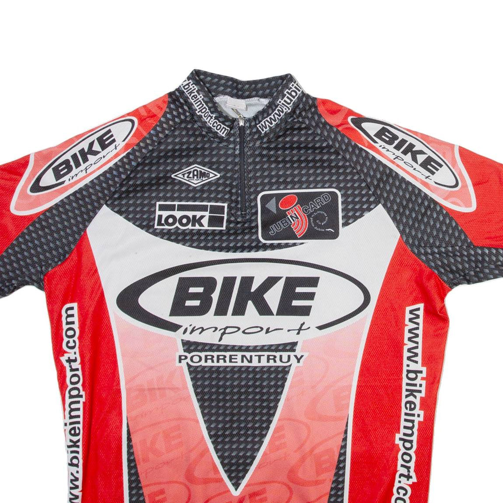 TZAMO Mens Jersey Red 1/4 Zip L