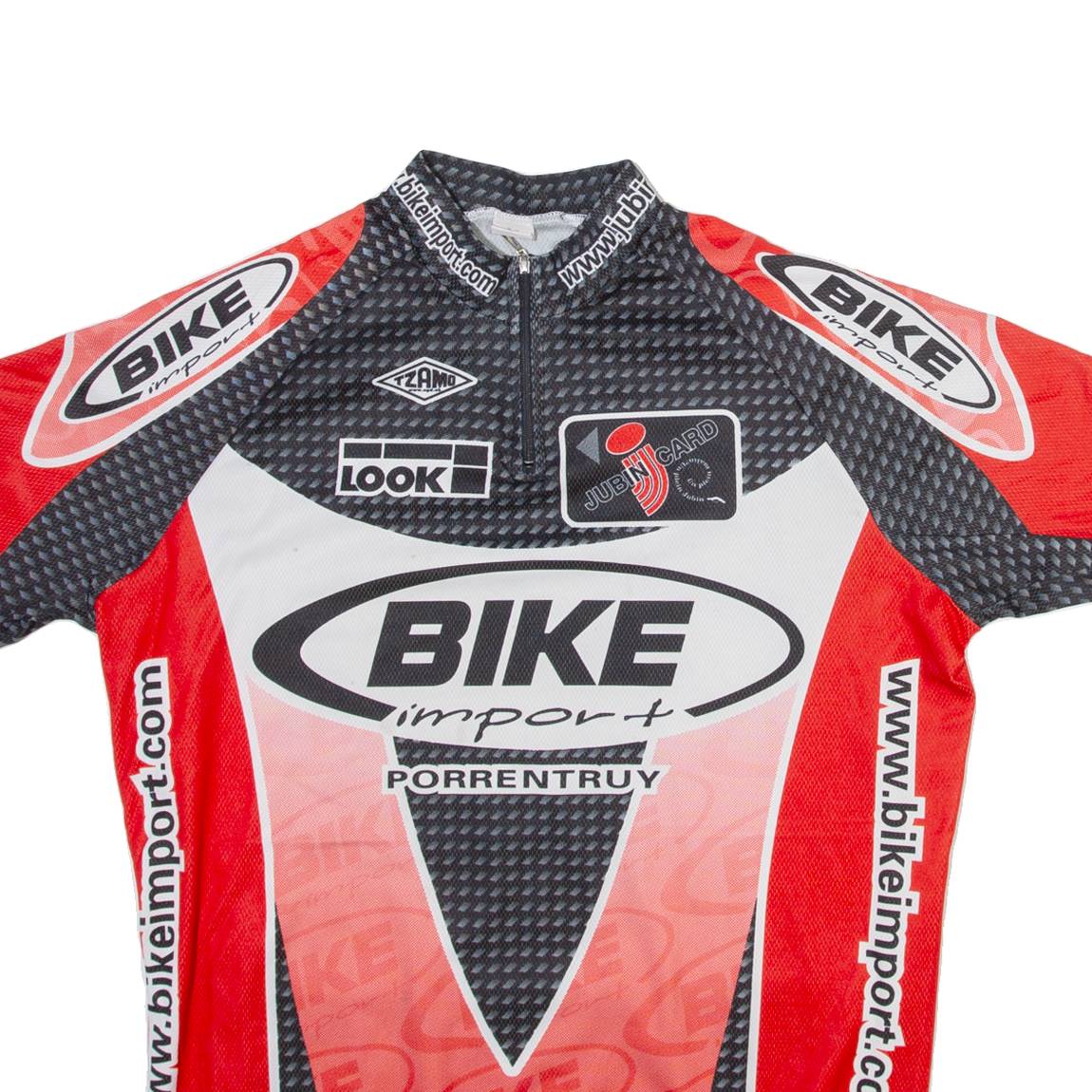 TZAMO Mens Jersey Red 1/4 Zip L