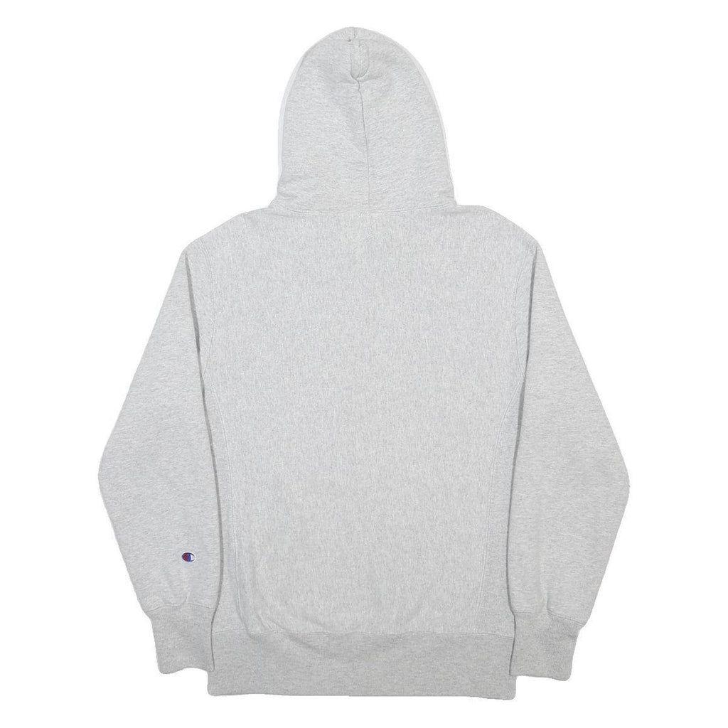 CHAMPION REVERSE WEAVE Womens Grey Pullover Hoodie M Cotton Blend Casual
