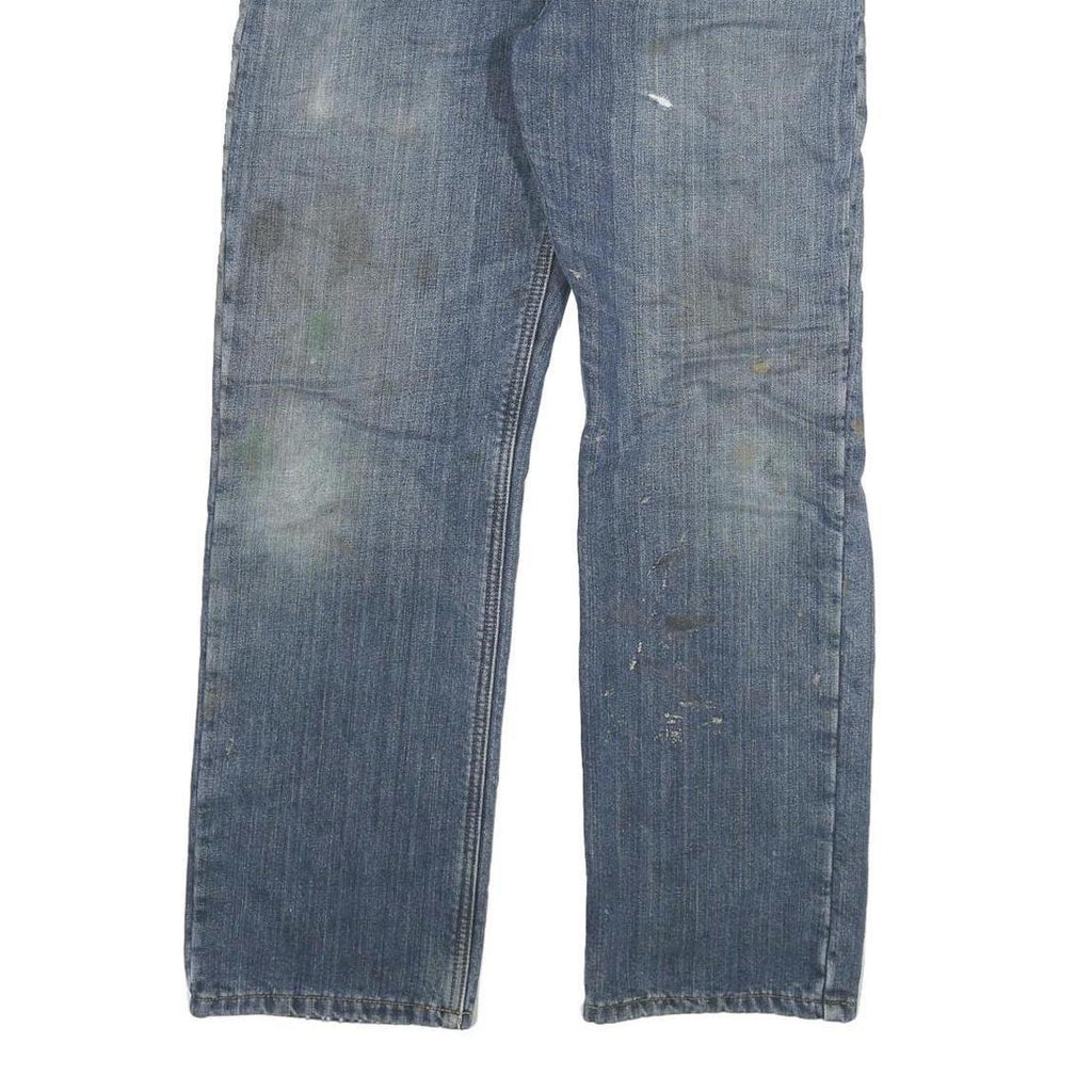 CARHARTT Mens Relaxed Fit Blue Denim Jeans W33 L30 Zip Casual Workwear