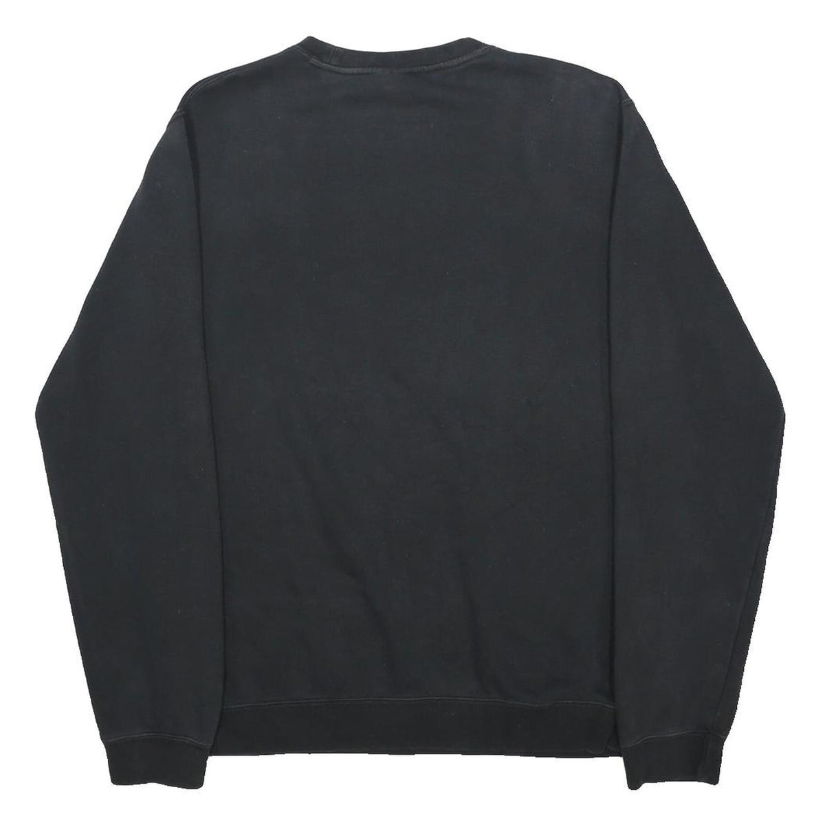 NIKE Mens Black Sweatshirt Crew Neck M Cotton Blend Casual Fitness