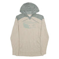 CHAMPION Mens Beige & Grey Friday Harbor Pullover Hoodie S Casual Cotton Blend