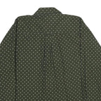PRESWICK & MOORE Mens Green Printed Cotton Shirt XL Classic Button Down