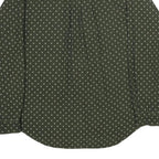 PRESWICK & MOORE Mens Green Printed Cotton Shirt XL Classic Button Down