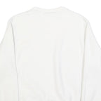 CHAMPION REVERSE WEAVE Mens White Crew Neck S Embroidered Logo Sweatshirt