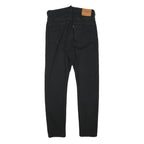 LEVI'S 501S Womens Jeans Black Slim Skinny Denim W25 L26 Button Closure