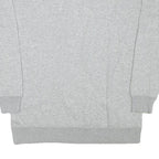 NIKE Womens Grey Sweatshirt Crew Neck M Lightweight Cotton Blend Casual