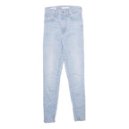 LEVI'S Mile High Super Skinny Big E Womens Jeans Blue Slim Skinny Denim Light