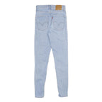 LEVI'S Mile High Super Skinny Big E Womens Jeans Blue Slim Skinny Denim Light