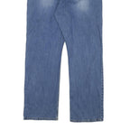 WRANGLER Mens Regular Fit Blue Denim Jeans W40 L33 Classic Zip Closure