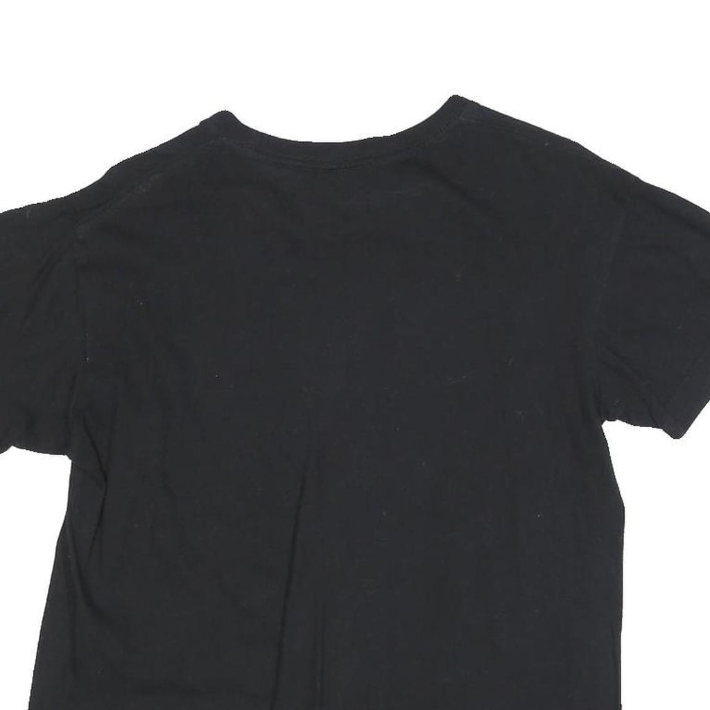 Womens Black London Bus Graphic T-Shirt M Short Sleeve Crew Neck Cotton Blend