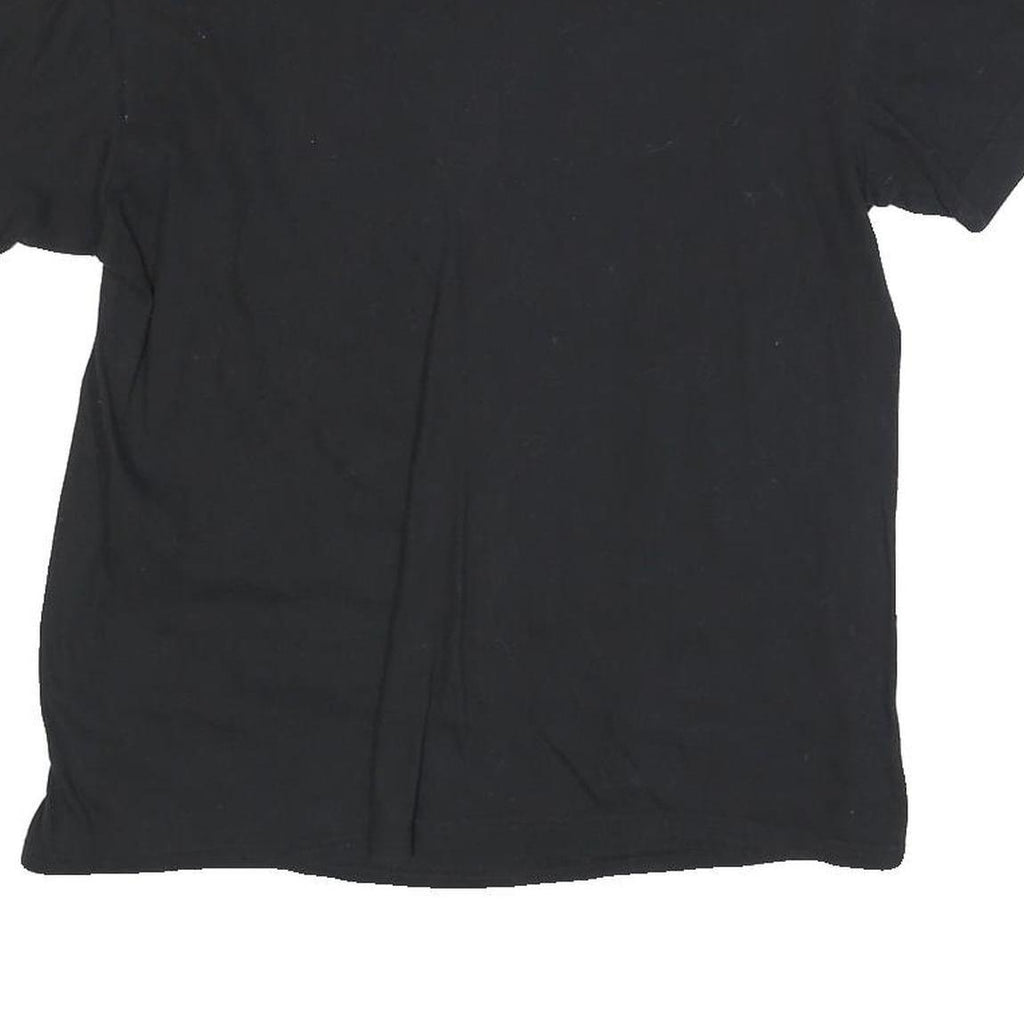 Womens Black London Bus Graphic T-Shirt M Short Sleeve Crew Neck Cotton Blend