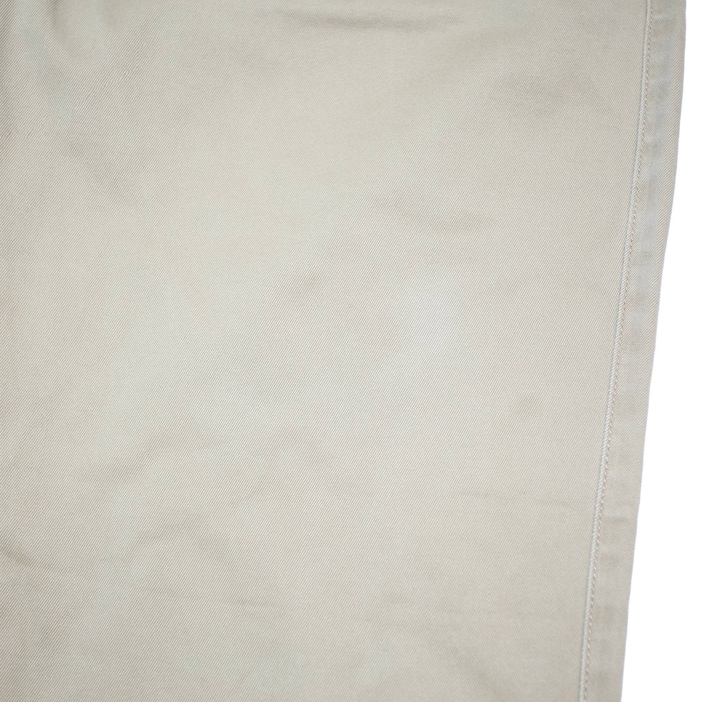 POLO RALPH LAUREN Womens Cotton Blend Beige Regular Fit Straight Trousers W33