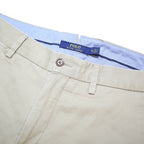 POLO RALPH LAUREN Womens Cotton Blend Beige Regular Fit Straight Trousers W33