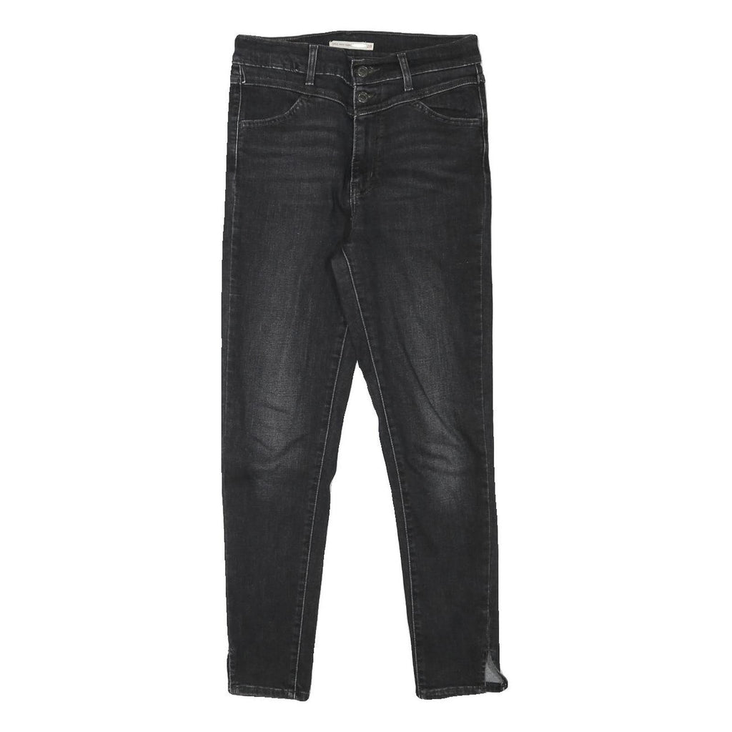 LEVI'S Womens Slim Black Denim Slim Skinny Jeans Cotton Blend W27 L26 Stylish