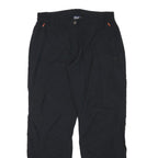 CRIVIT Womens Relaxed Black Polyester Blend Trousers W31 L30 Outdoor Casual Zip