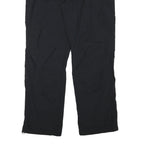 CRIVIT Womens Relaxed Black Polyester Blend Trousers W31 L30 Outdoor Casual Zip