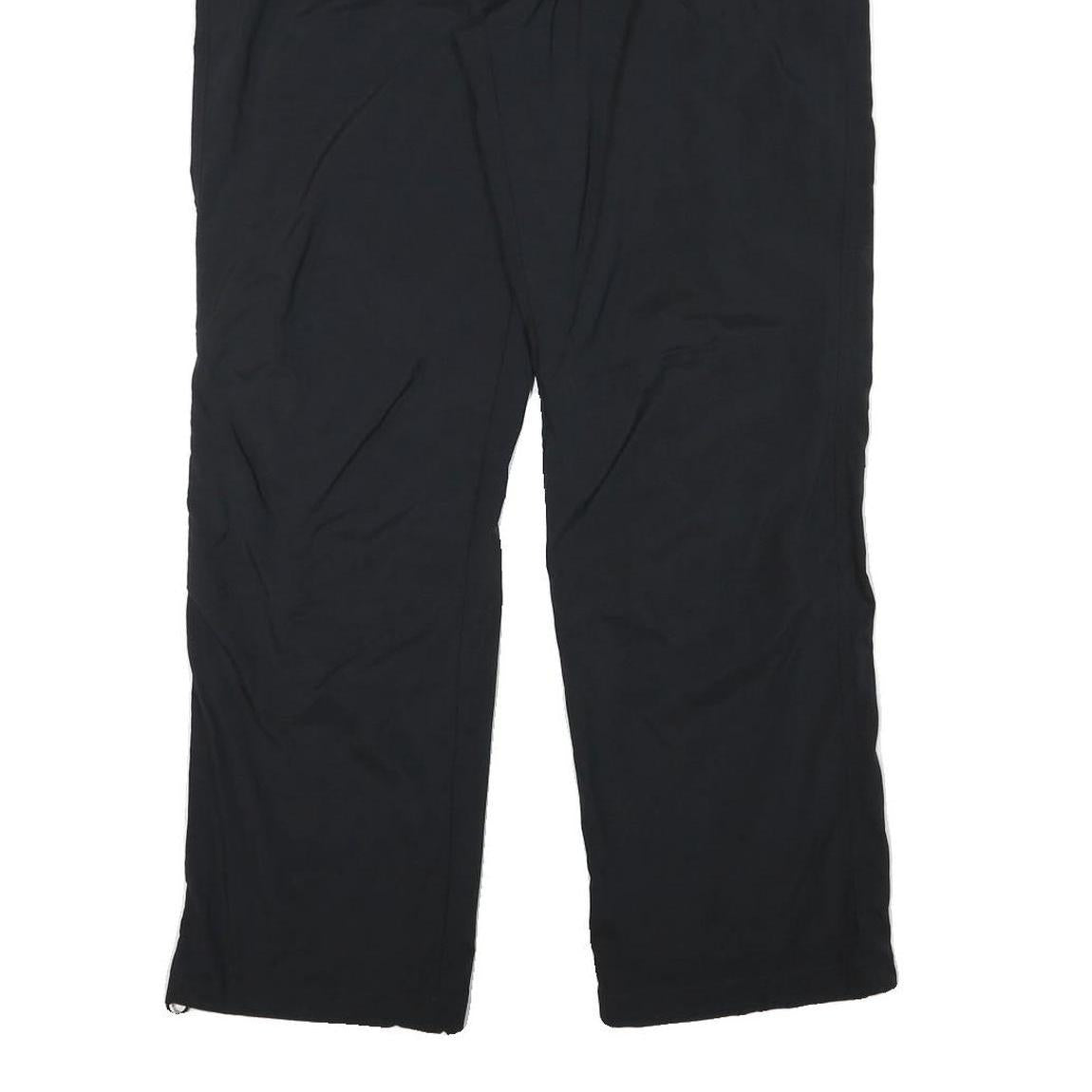 CRIVIT Womens Relaxed Black Polyester Blend Trousers W31 L30 Outdoor Casual Zip