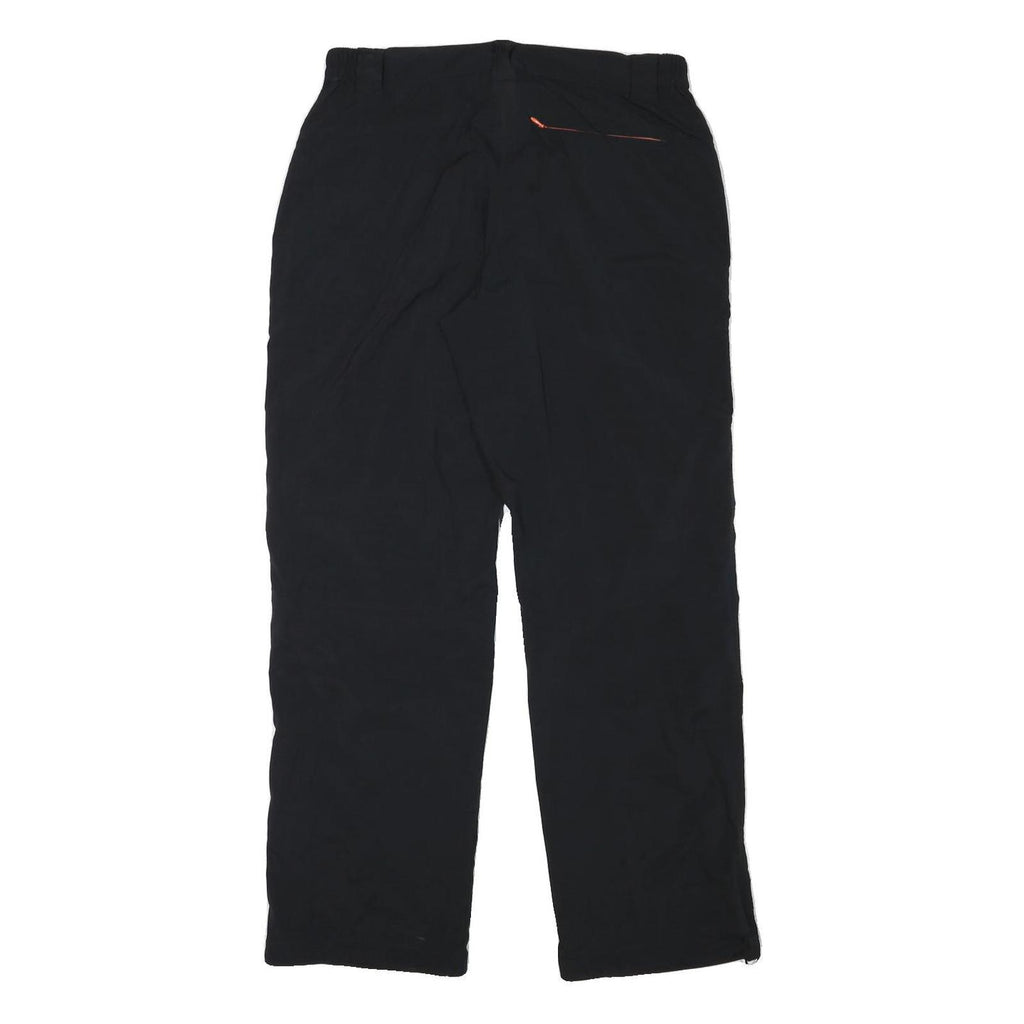 CRIVIT Womens Relaxed Black Polyester Blend Trousers W31 L30 Outdoor Casual Zip