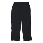 CRIVIT Womens Relaxed Black Polyester Blend Trousers W31 L30 Outdoor Casual Zip