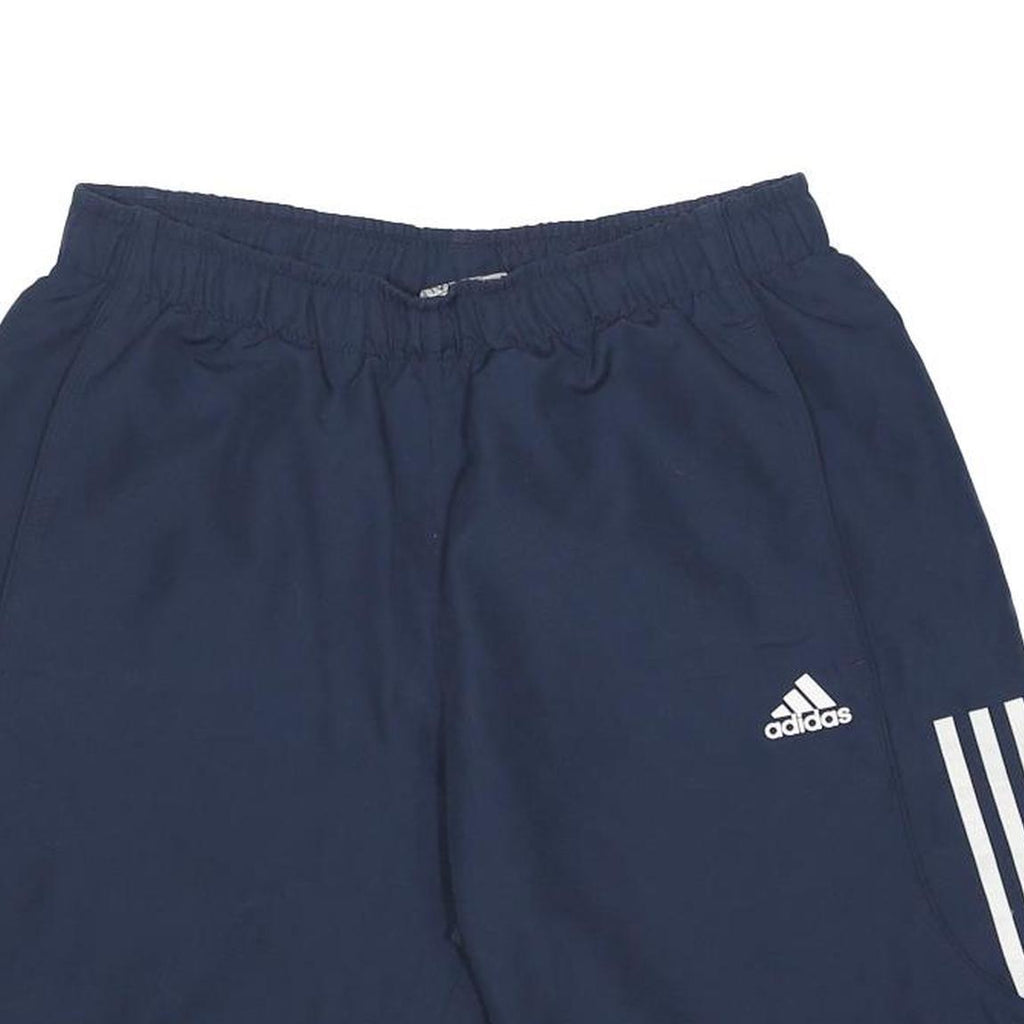 ADIDAS Mens Navy Blue Sports Casual Shorts M W28 Three Stripes