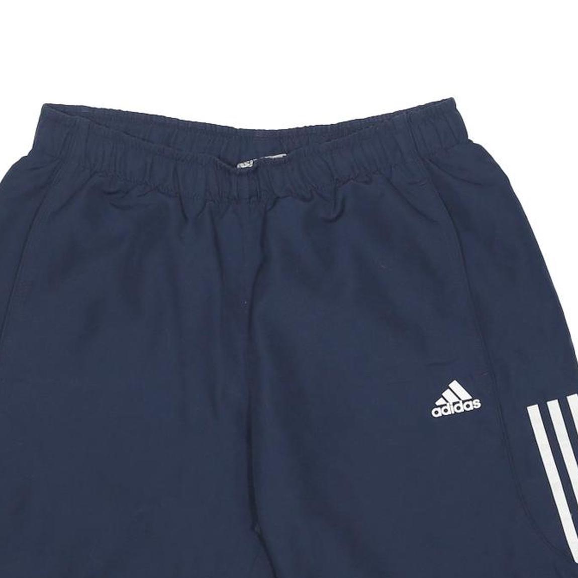 ADIDAS Mens Navy Blue Sports Casual Shorts M W28 Three Stripes
