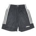 ADIDAS Mens Black Casual Shorts S W22 Three Stripe Logo Sports Gym