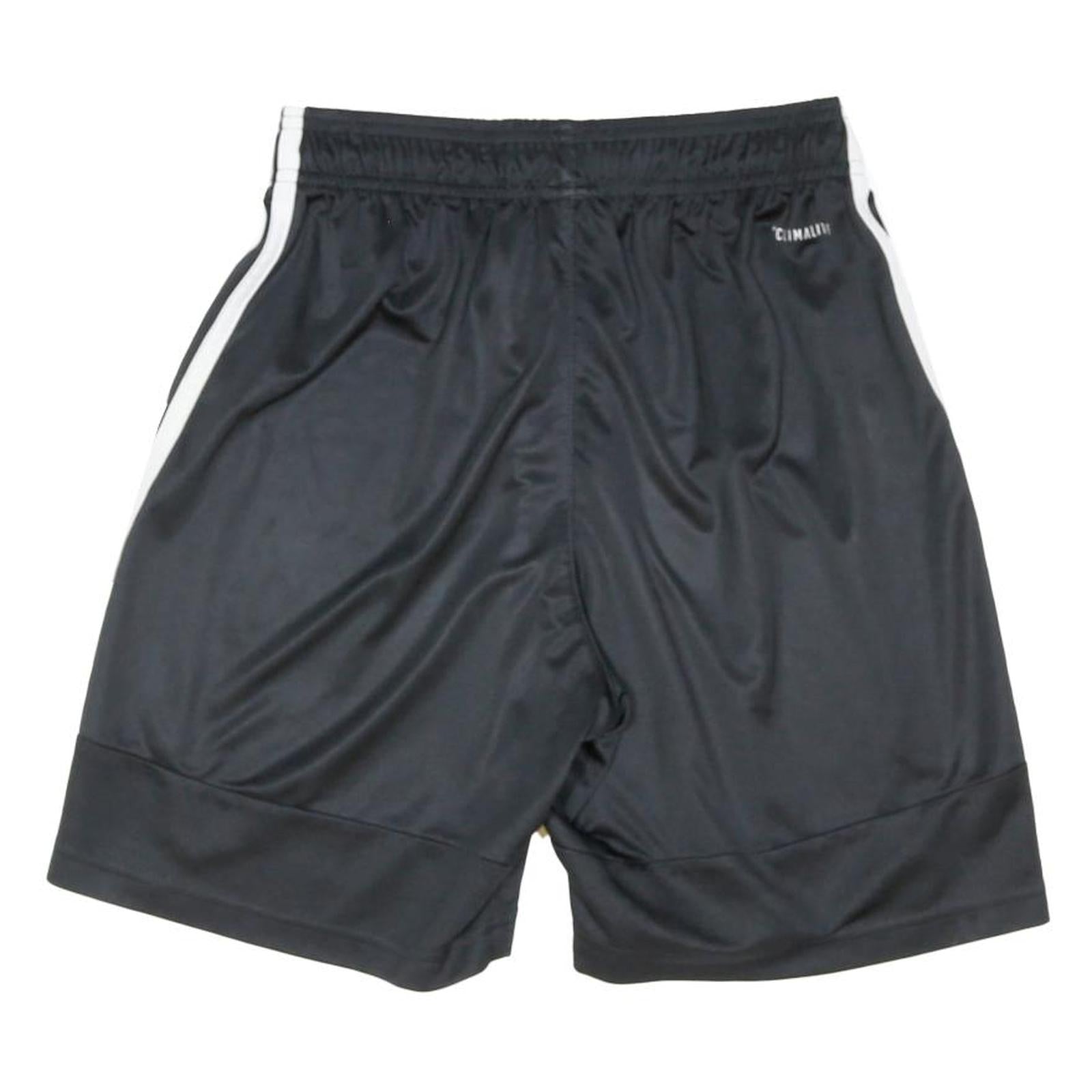 ADIDAS Mens Black Casual Shorts S W22 Three Stripe Logo Sports Gym