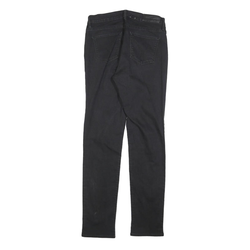 CALVIN KLEIN JEANS Womens Black Slim Skinny Denim Medium W28 L32 Cotton Blend