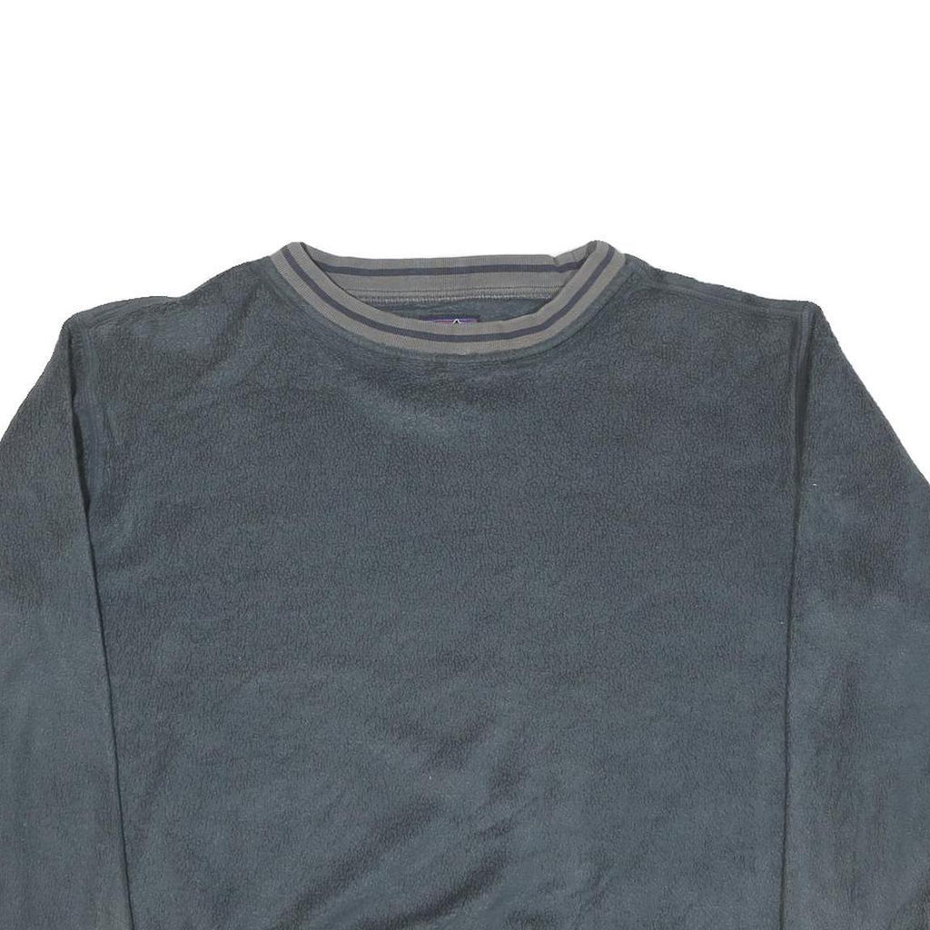 PATAGONIA Womens Grey Plain Pullover Jumper Crew Neck Regular L Polyester Blend