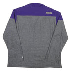 CHAMPION Mens Grey & Purple Zip Jacket XL Polyester Blend Huskies Athletic