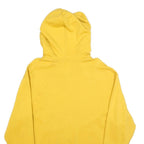 AIR JORDAN Mens Yellow Hoodie L Zip Up Cotton Blend Casual Sweatshirt