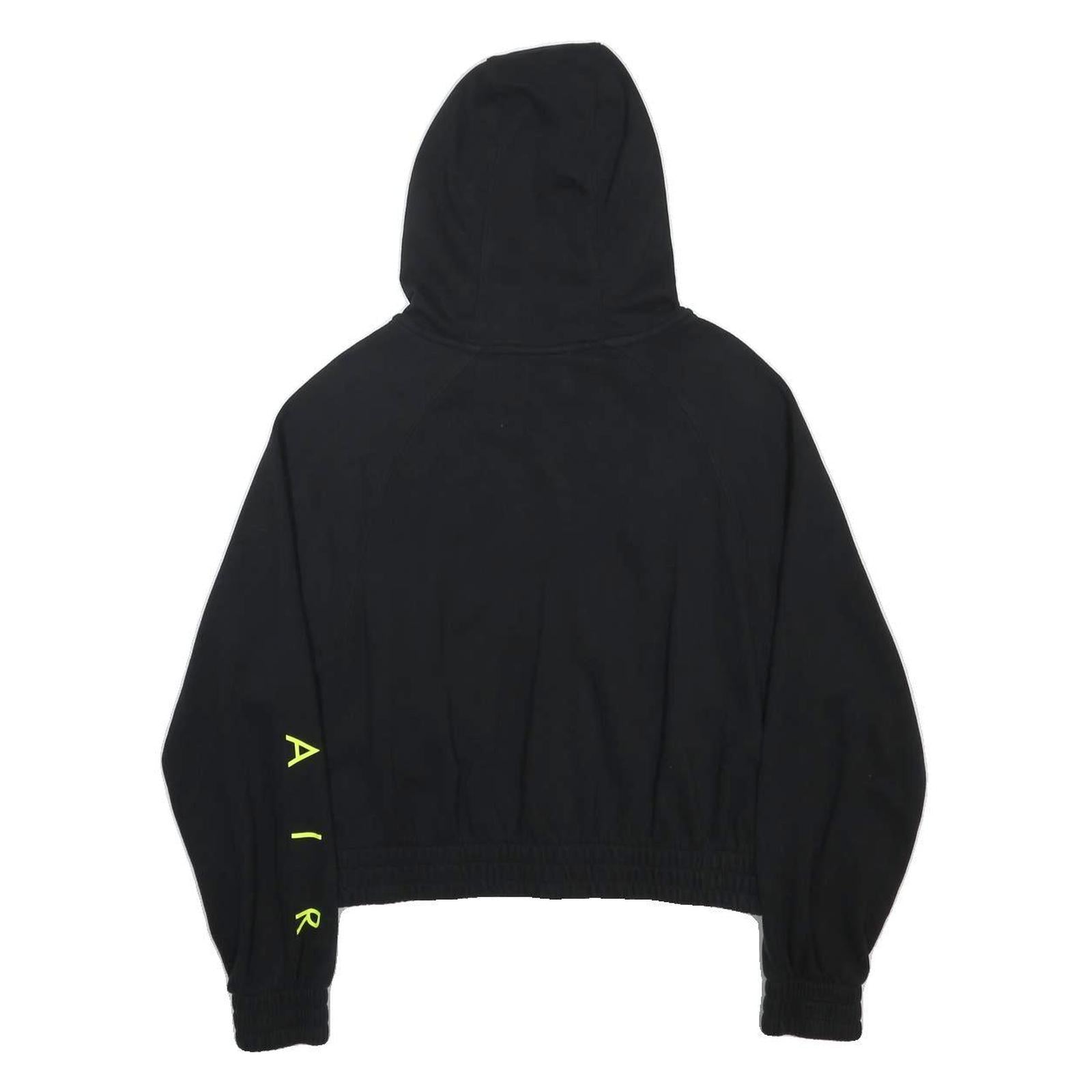 NIKE Womens Black Air Full Zip Hoodie M Casual Sportswear Sweatshirt