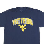 FANATICS Mens Blue West Virginia Graphic T-Shirt XL Short Sleeve Crew Neck